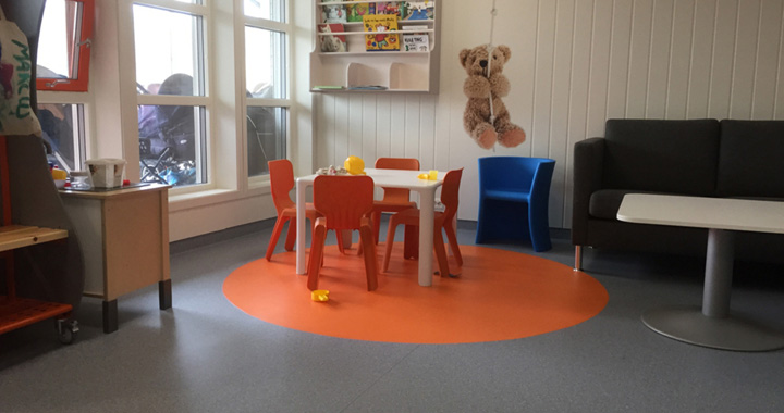 挪威斯莱特博幼儿园洁福地板案例